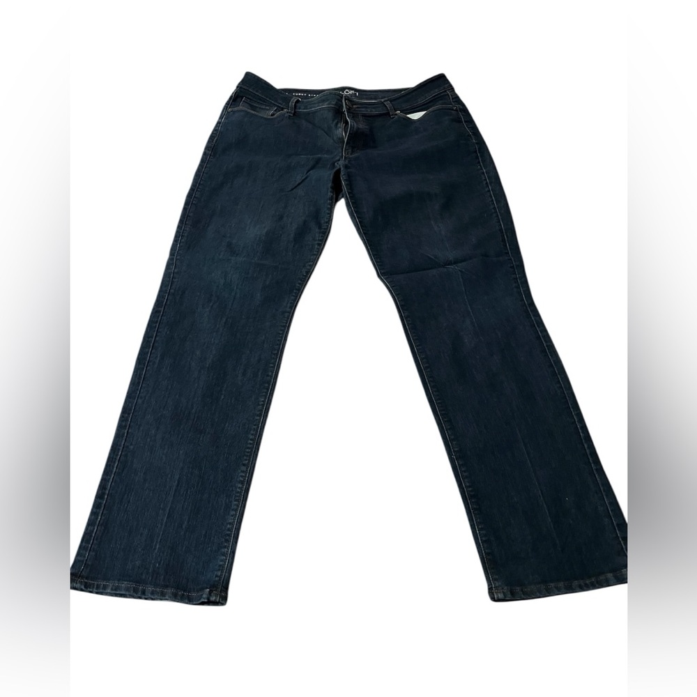 Ann Taylor Blue Flare Wide Leg Jeans